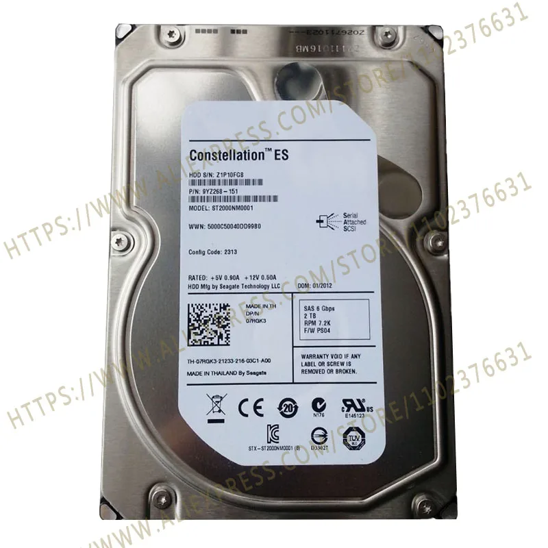 

ST2000NM0001 новая и оригинальная Доставка в течение 24 часов