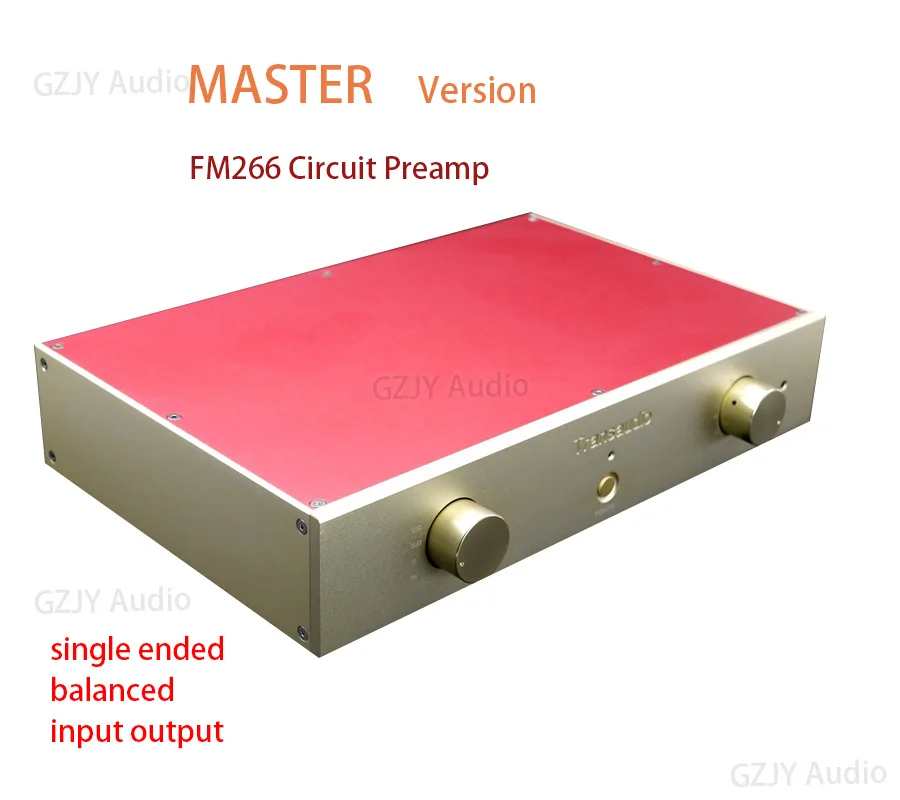 

MASTER FM266 Circuit Preamplifier Balance Amplifier Module ALPS27 With Remote Control 4Channel Output,117dB,50W*2