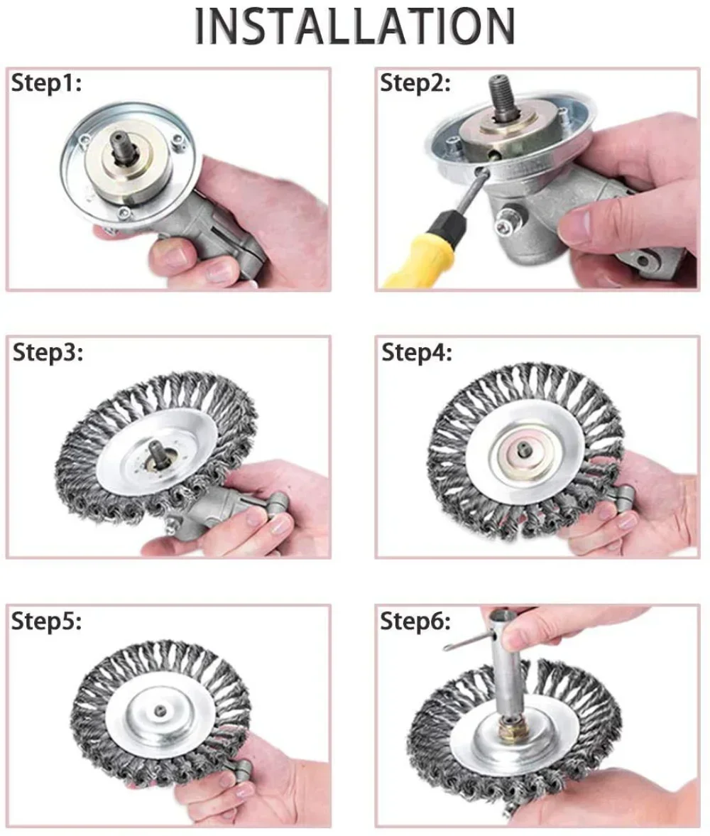 6/8/10 Inch Weed Brush Cutter Head