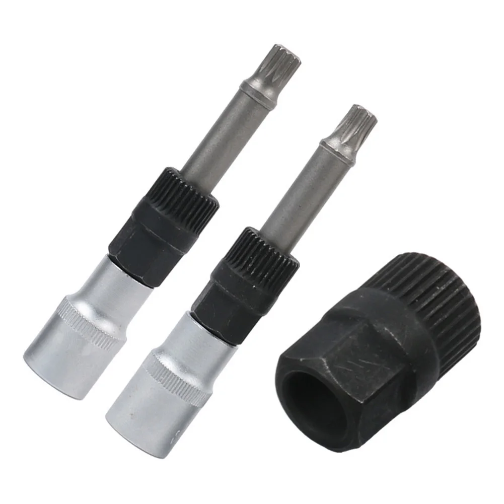 Pully Socket M10 T50 Alternator Pulley Socket Drill Bit with 33 Teeth Tool ...