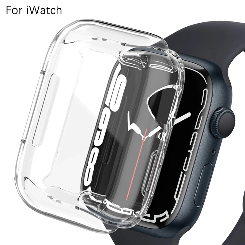 TPU Screen Protector for Watch Case Full Bumper Cover