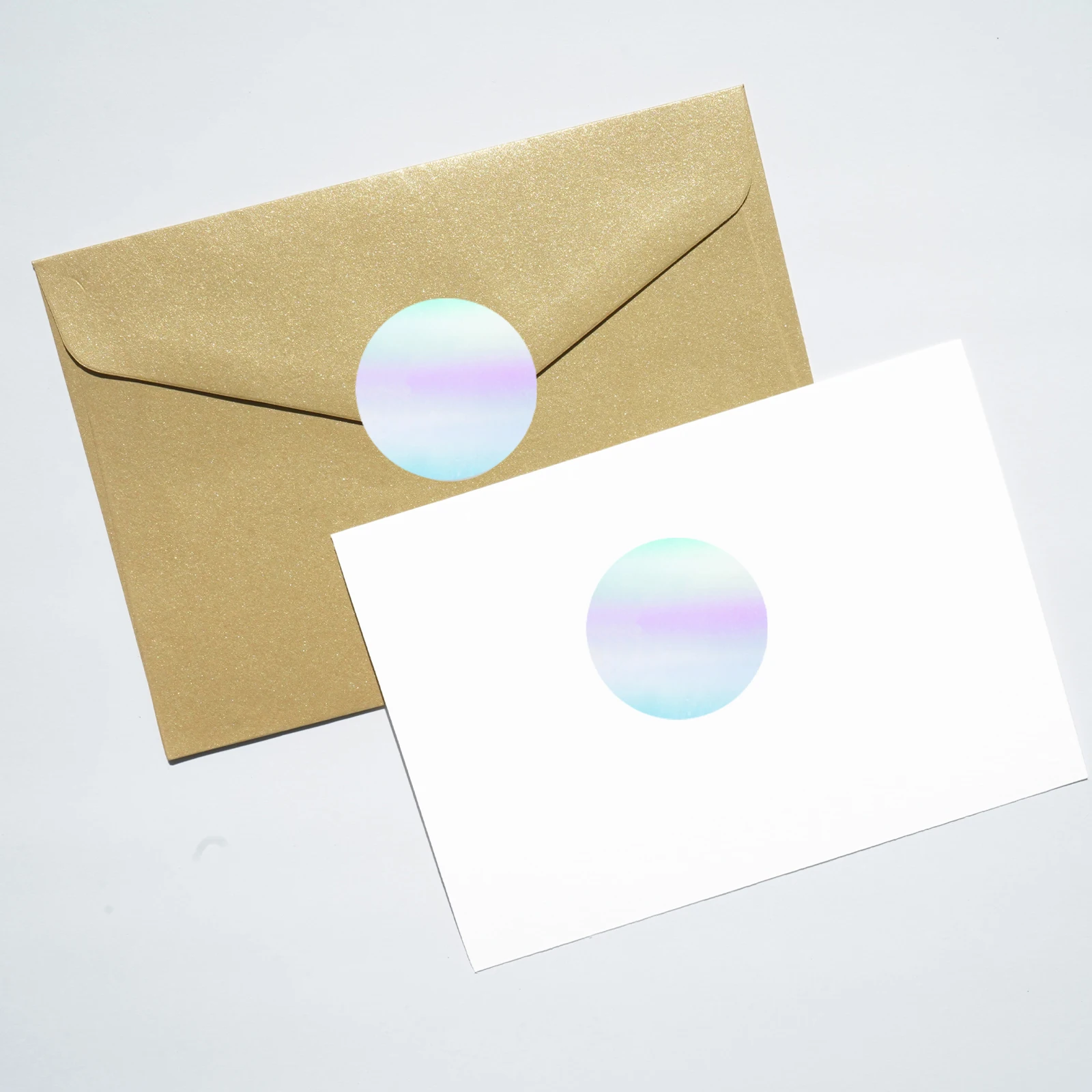 500Pcs 3.8Cm/1.5In Plain Laser Film Decorative Labels, Plain Laser Film Round Stickers for File Classification, Marking Key Points, Envelope Sealing, Gift Decoration, Office Organization - 4