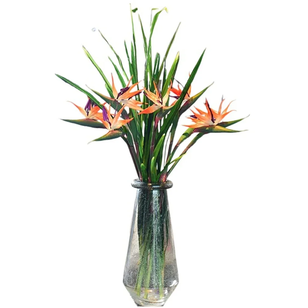 Fiori Finti Uccello Del Paradiso Giardino Di Casa Decorare Piante Artificiali Bonsai Jacaranda Mosifolia