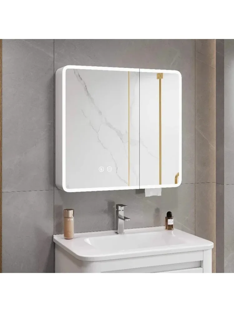Smart Bathroom Cabinet Simple Wall-mounted Storage Beauty Mirror Cabinet Home Furniture Мебель Для Ванной FYBC