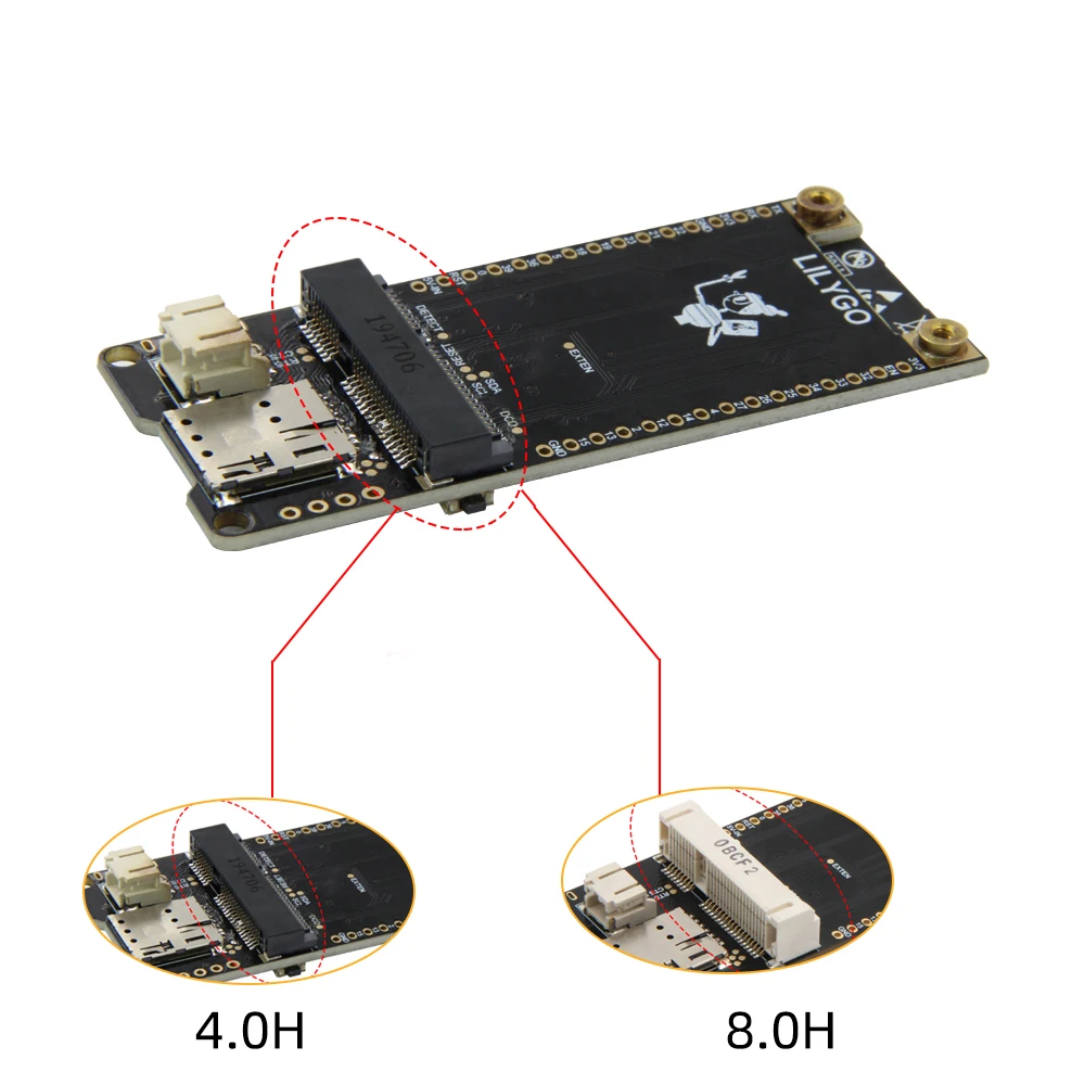 Placa de Ferragem Lilygo®ttgo T-pcie Chip Wifi Bluetooth Nano Cartão Sim Série Composable Desenvolvimento Esp32-wrover-b Axp192 - Image 3