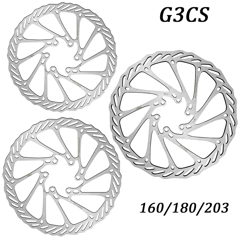 2PC MTB Fahrrad Disc Bremsscheibe Edelstahl 6 Schrauben Bremsscheibe 160MM 180MM 203MM fahrrad Disc Bremse Für Shimano Fahrrad teil – Detail 1