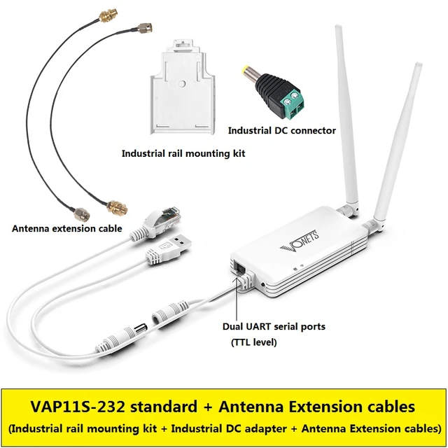 VONETS Industriale 2.4GHz Ripetitore WiFi Ethernet Router Wireless