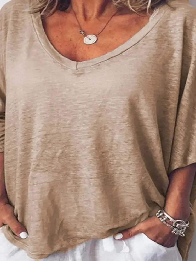 

T-shirt manches chauve-souris pour femme, robe à col 11, 2019