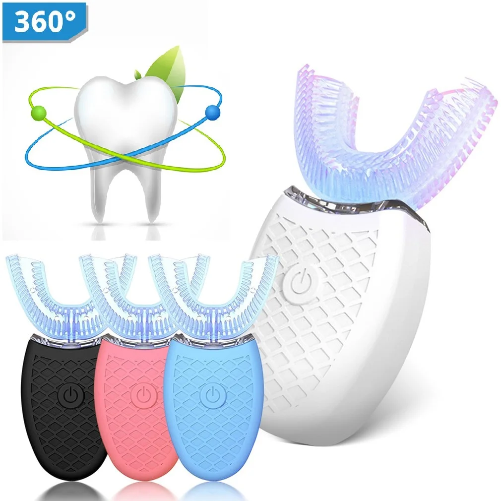 

Зубная щетка Sdattor ультразвуковая, 4 режима, USB-зарядка, 360 градусов