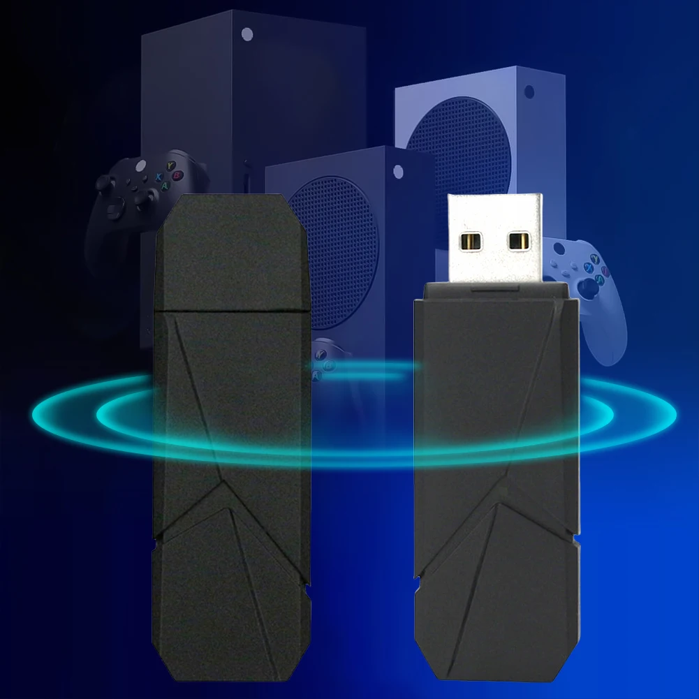 무선 게임 컨트롤러 어댑터, 블루투스 호환 USB 무선 어댑터, Xbox One S/X 스위치 콘솔용 PC 무선 어댑터