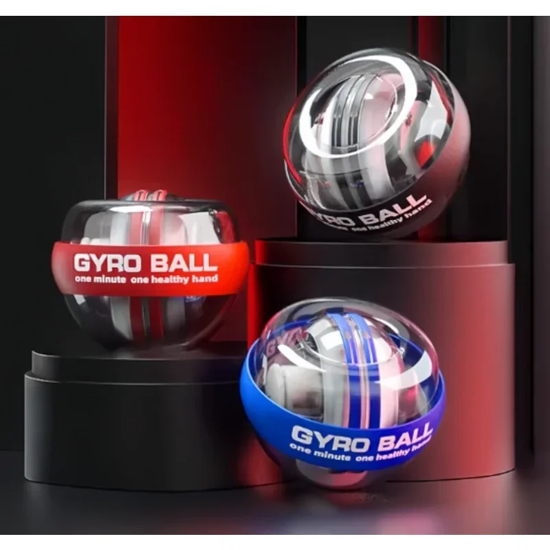 Gyro Ball for Strengthen Arms Fingers Wrist Bone Wrist Trainer Ball Auto-Start Strengthener Gyroscopic Forearm Exerciser hand strengthener,forearm exerciser,gyro ball,wrist exerciser,hand grip strengthener,gyro wrist ball,hand grip trainer,arm wrestling equipment