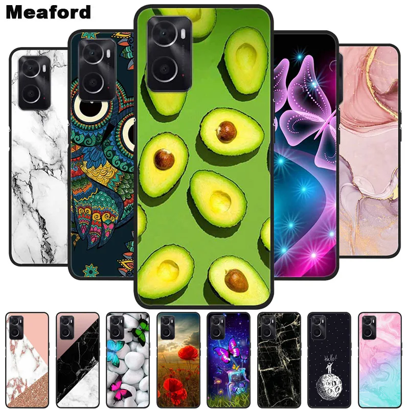 Per Oppo A36 A76 A96 Custodia In Marmo Morbido Custodia Posteriore In Silicone Per Oppo A76 A 36 96 Oppoa96 Cover Per Telefono Oppoa36 Coque Funda Bag