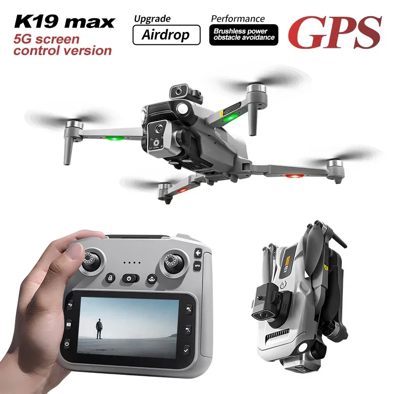 K19 Max. 360 ° ° Laser OAS Drone professionale Fotografia aerea a 3 assi Immagine ad alta definizione con GPS Mavic Mini - immagine 2