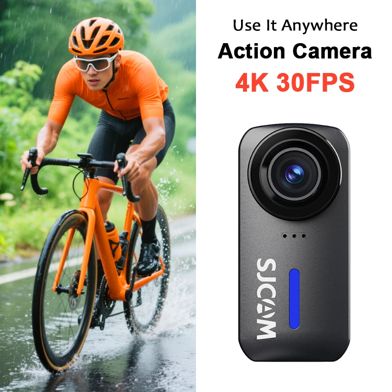 SJCAM C110+ Action Camera Six Axis Gyroscope Anti-Shake﻿ 4K 30fps 170° Ultra Wide Sport Camera for Motorcycles Cycling Vlogging