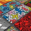 K-Keith Art Haring Cool Beautiful Anime Mouse Pad Mat Size For CSGO Game Player Desktop PC Computer Laptop 1