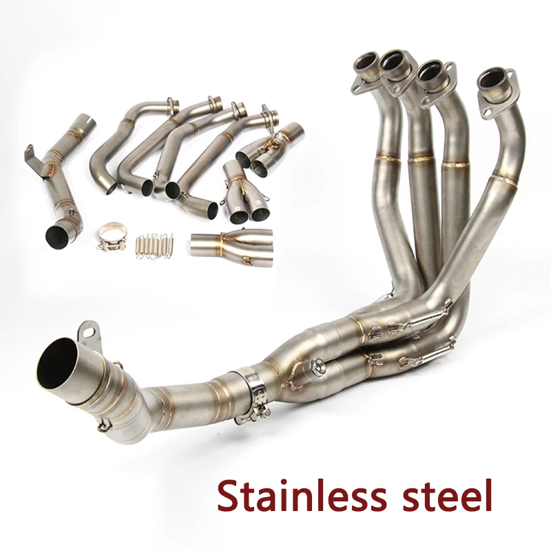 51mm Stainless Steel Exhaust Header Mid Link Pipe – Kawasaki Z900 2017-2025