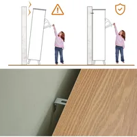 Freestanding Farmhouse Style Shoe Storage Cabinet with Flip Drawers and Door 6