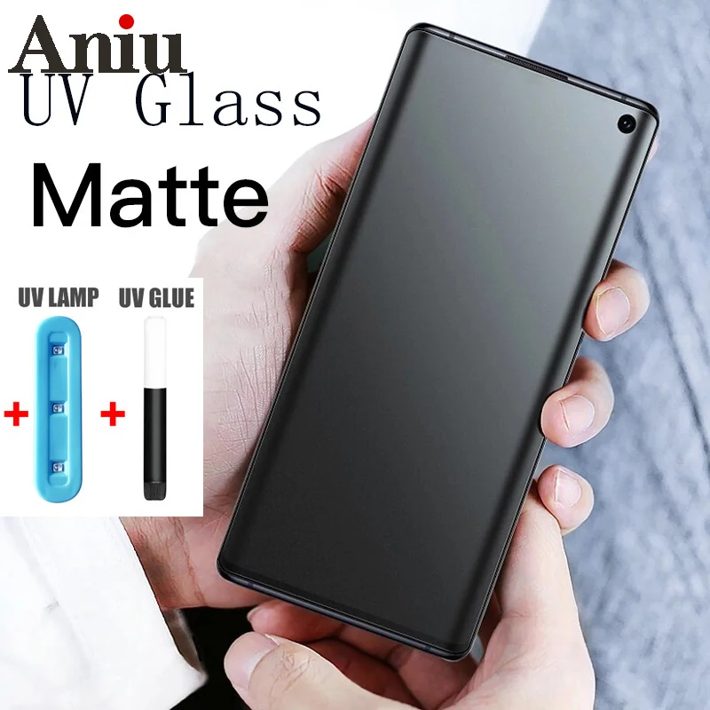 UV liquid Matte Anti Peep Privacy Screen Protector For Samsung S21 S20