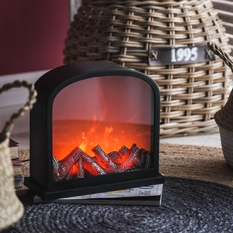 Simulation Fireplace Lantern Portable Battery Operated Lantern Survival Kit  For Hurricane Power Outage Emergency Drop Shipping - Night Lights -  AliExpress
