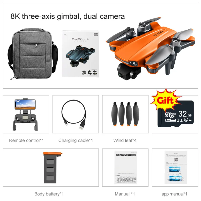 mini rc foldable drone quadcopter RG106 GPS Drone 3KM 8K HD Camera 3-Axis Gimbal Anti-Shake Aerial Photography Brushless Motor Aircraft Folding 4K Quadcopter Toys remote control quadcopter with camera RC Quadcopter