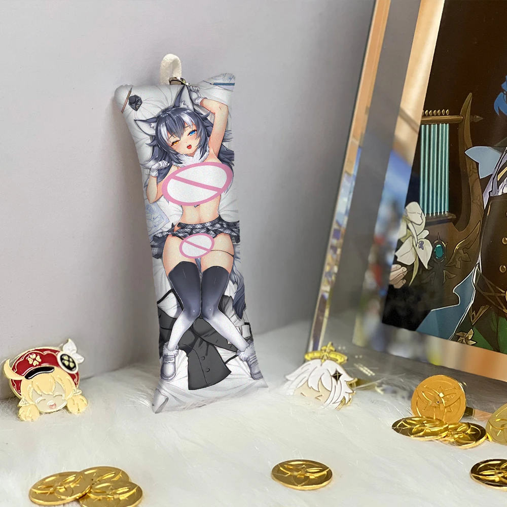 

Kemono Friends Anime Accessories Pendant Key Chain Key Ring Pendant Small Cute Body Pillow Bag Phone Pendant Doubel Side