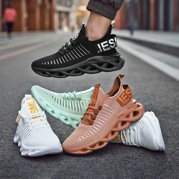 أحذية رجالية جديدة أحذية رياضية مريحة أحذية ركض قابلة للتنفس للرجال أحذية رياضية شبكية للتنس أحذية رياضية خفيفة الوزن 4