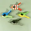 1PCS Plastic Animal Fish, Crocodile Slippers Towel Wind Clips Sun Lounger Beach Sunbed Cute Pegs Pool Towel Clips Clothespin 3