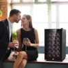 18 Bottles Wine Fridge, Freestanding Compressor Wine Cooler Refrigerator, Beverage Wine Chiller with Digital Temperature Control 6