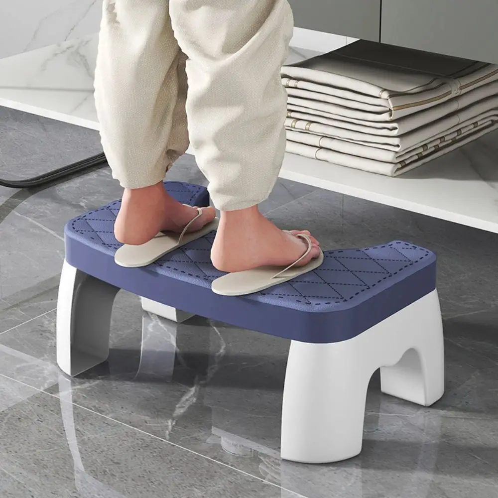 Plastic Toilet Squat Stool Bathroom Accessories Removable 4colors Foot Stool Portable Non-slip Toilet Seat Stool Adult 4