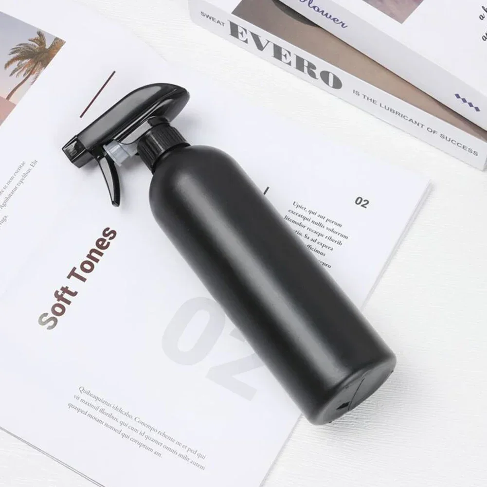 Plastic Bottle Spray Bottle Hairdressing Multifunction Replacement Water Sprayer 500ML Black For Barber Hair Salon