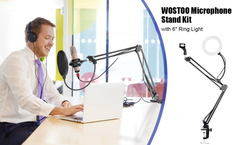 Microphone Boom Arm Stand