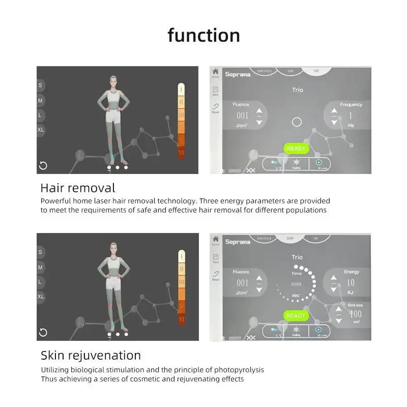 Dubniy New 2 in 1 755 808 1064nm Desktop Picosecond Nd Yag Tattoo Removal Multifunctional 808nm Diode Laser Hair Removal Machine