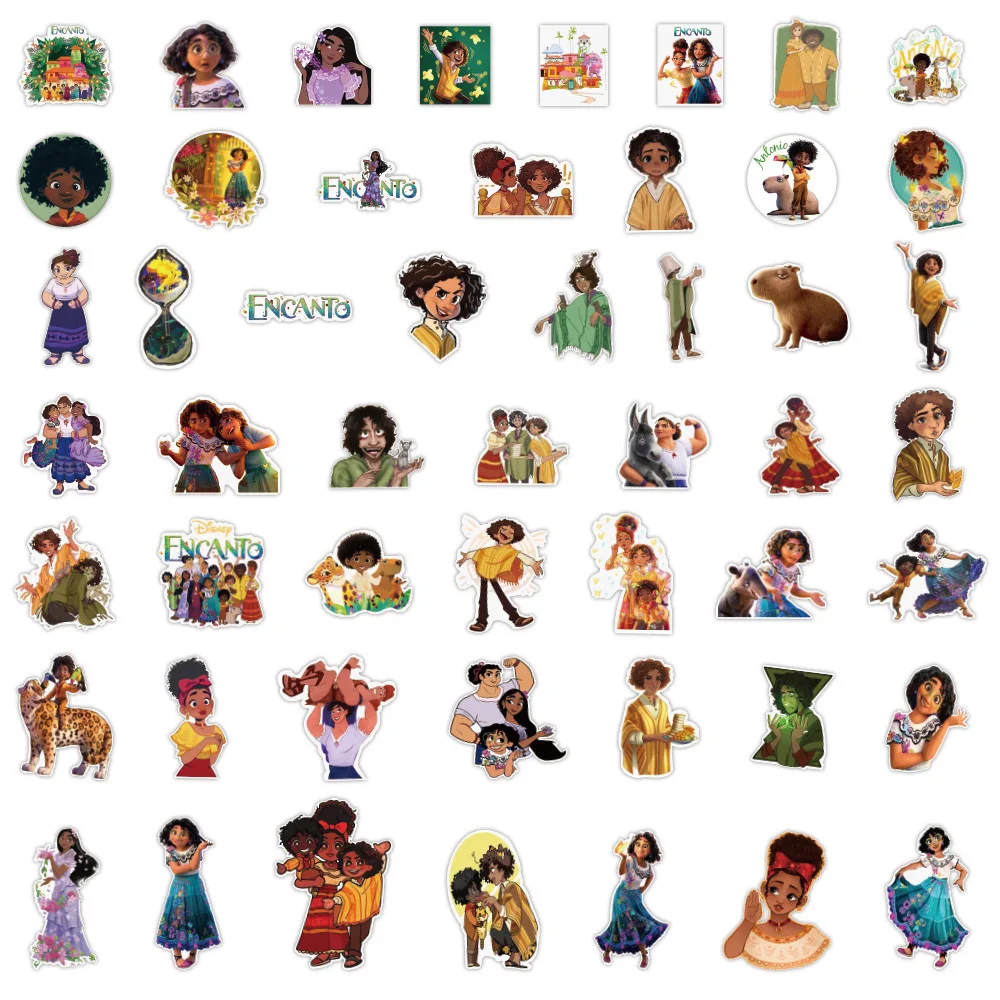 10/30/50pcs Disney Movie Encanto Stickers Decals Laptop Phone Guitar Luggage Skateboard Diary Bike Cartoon Sticker for Kids Toy 5 10/30/50pcs Disney Movie Encanto Stickers Decals Laptop Phone Guitar Luggage Skateboard Diary Bike Cartoon Sticker for Kids Toy 5