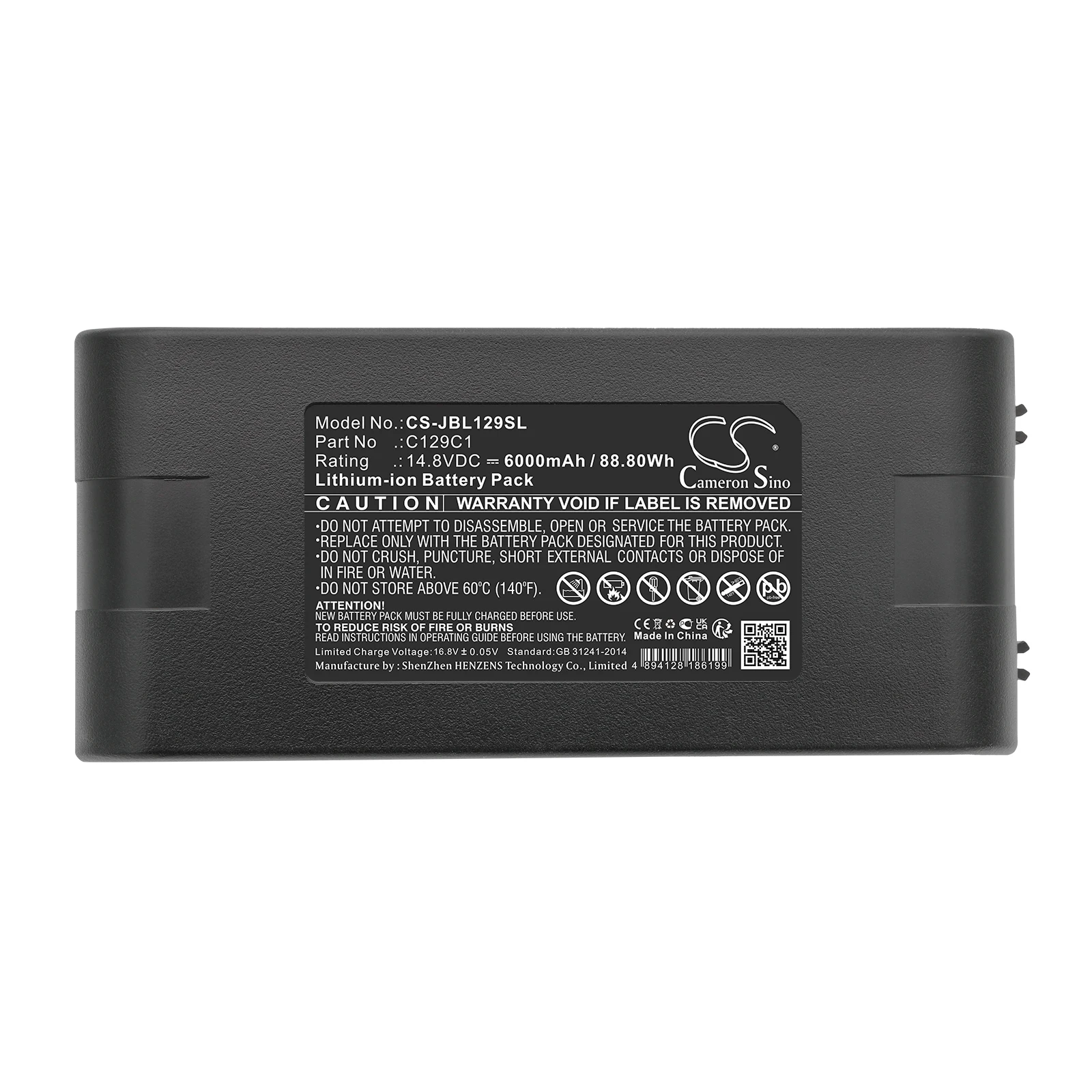 Batteria Cameron Sino 6000Mah Per Jbl Eon One Compact C129C1