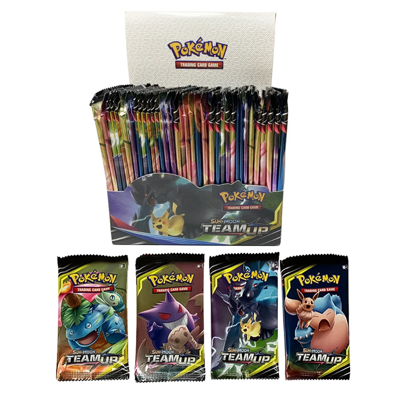 360-324Pcs Pokemon Cards Box TCG Sun Moon Evolutions Pokemon Booster Shinny Card