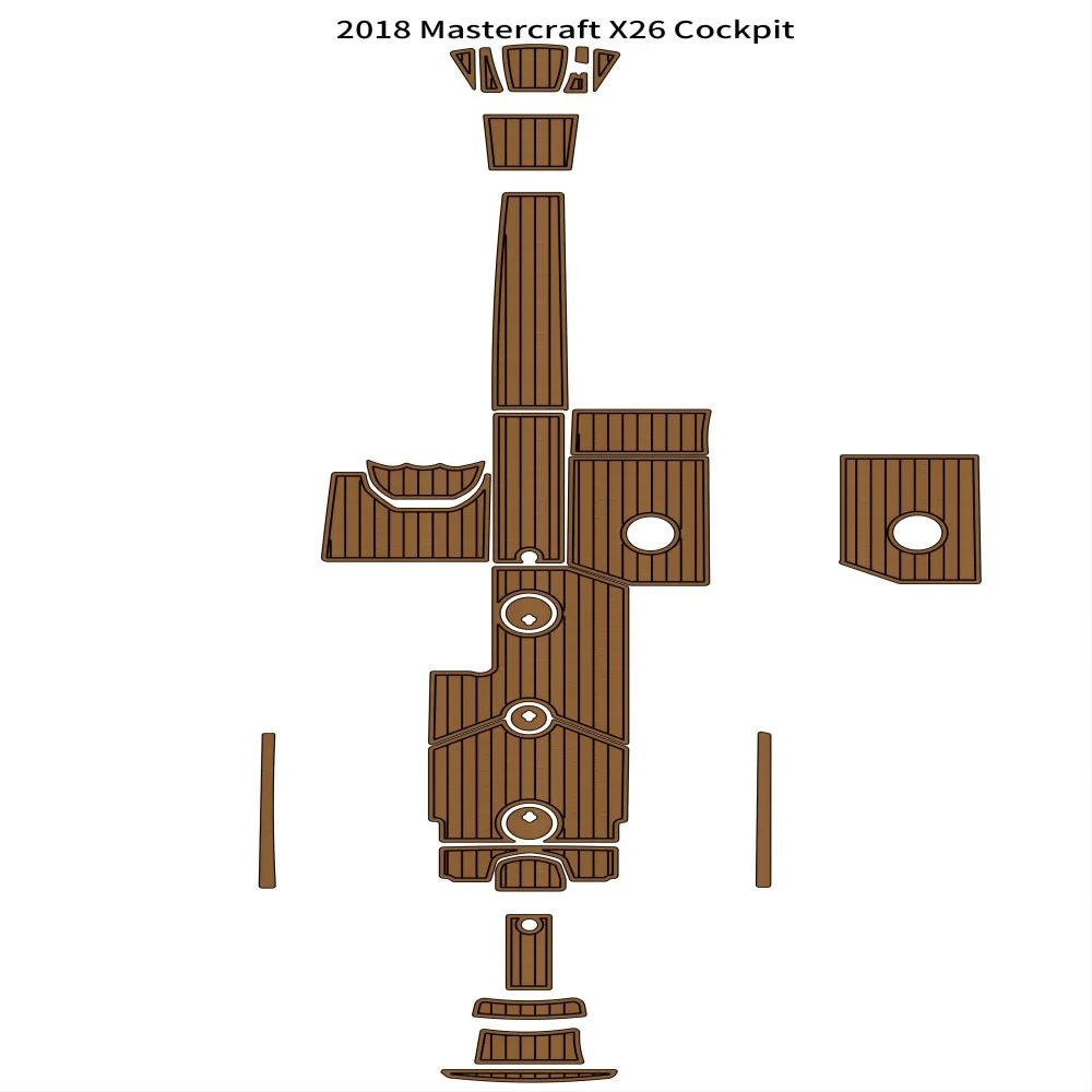 

2018 г., коврик для кабины Mastercraft X26, напольный коврик из искусственного тикового пенопласта, напольный коврик
