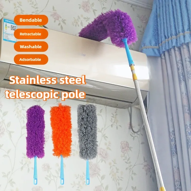 Green Telescope Duster – 42-Inch Long Reach Dusting Brush, Lightweight, Made In USA