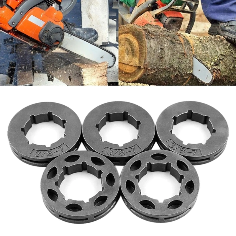 

5Pcs 7 Tooth 19mm Sprocket for Rim 3/8 inch Chainsaw 18720 Replacement Part Fit for MS360 MS310 50 51 55 154