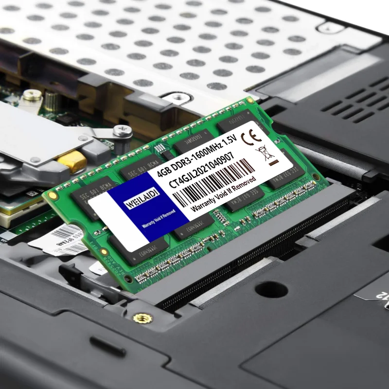 노트북용 DDR3 SODIMM RAM 2GB 4GB 8GB 1066MHz 1333MHz 1600MHz PC3-12800S 8500S 10600S 1.5V 204핀 노트북 메모리 업그레이드
