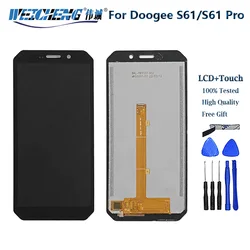 Original New For DOOGEE S61 Pro LCD Display Screen+Touch Panel Digitizer For DOOGEE S61 S51  LCD Display