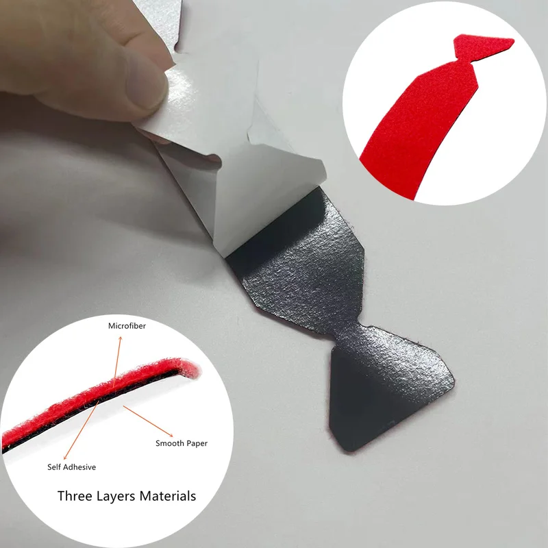 18Pcs Squeegee Felt Cloth No Scratch Microfiber Felts for Vinyl Spatula Car Vinyl Wrap Scraper Protector Tool for 4-inch Scraper
