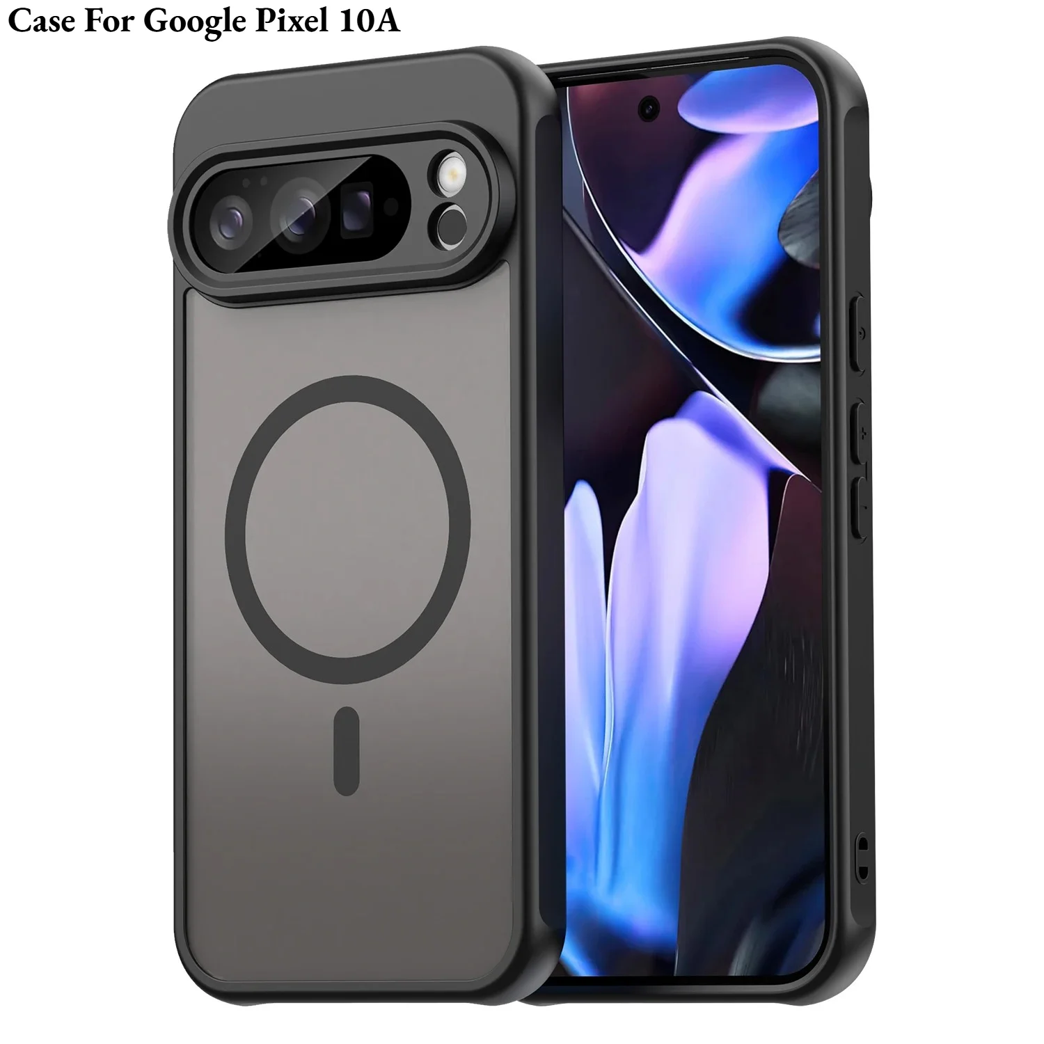Slim Matte Clear Magnetic Wireless Charging Armor Case with MagSafe Compatibility