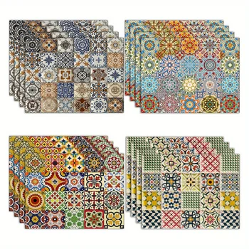 Chinoiserie Floral Placemats Set 1