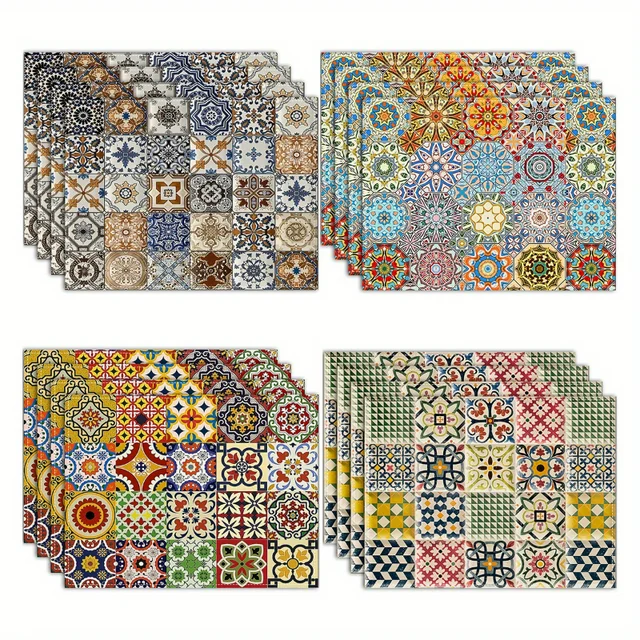Chinoiserie Floral Placemats Set 1