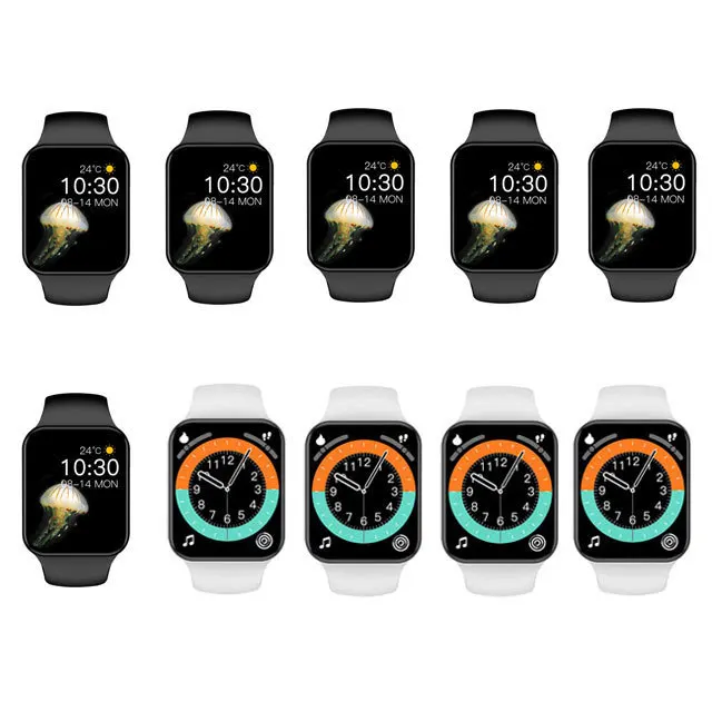10pcs Mixed color Wholesale Y78 Smart Watch D30 Messaging Heart Rate Monitor Fitness Tracker DIY Dial Women Men Smart Watch 