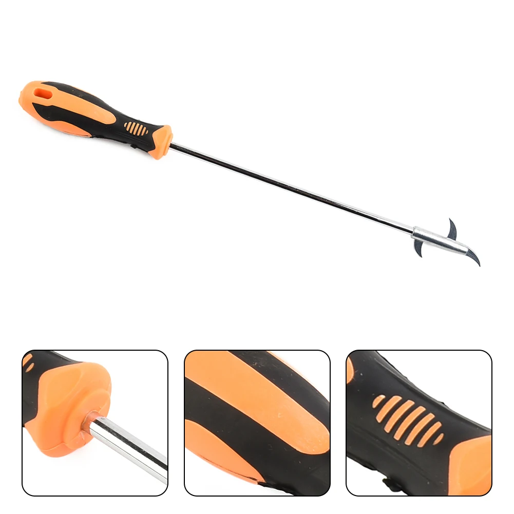 

New Durable Screwdriver Tire Cleaning Hook W/ Hook Head Zinc Alloy Accessory Groove Broken Stone Remover Threaded Joint