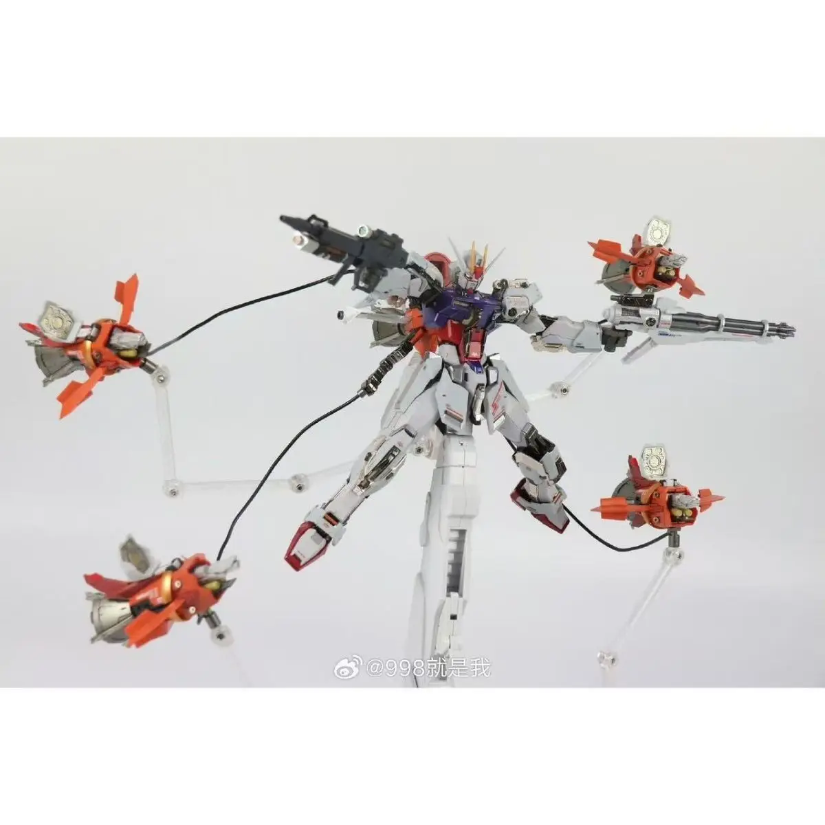 1/100 ガンバレルストライカーフルセット メタルビルド仕様 MB 8832 1/100 ストライクガンダム 本体＋ガンバレルストライカーセット