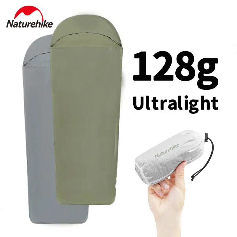 2024 Naturehike New arrival Sleeping Bag Liner Tourism Single Stretch Envelope 128g Ultralight Camping Sleep Bags Accessories