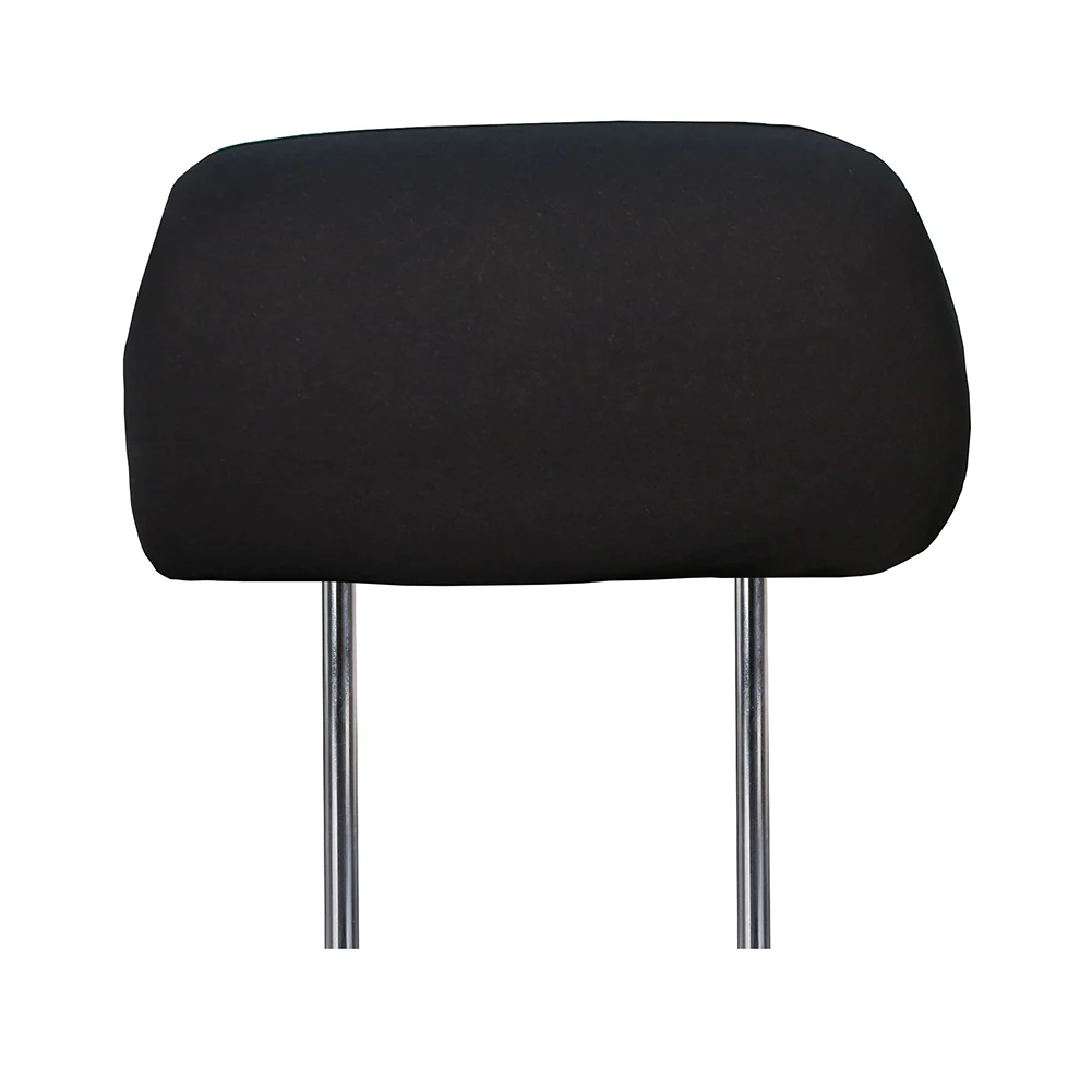 1pc Car Seats cover in Style Black Premium Cloth Headrest Cover for Car  Truck  SUV  Auto Universal Fit  Set of 1