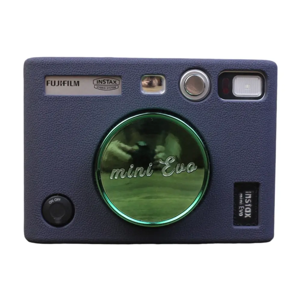 New Camera Accessories for Fujifilm Instax Mini EVO Case Silicone Protective Bag (Black/Orange/Green/Blue/White)